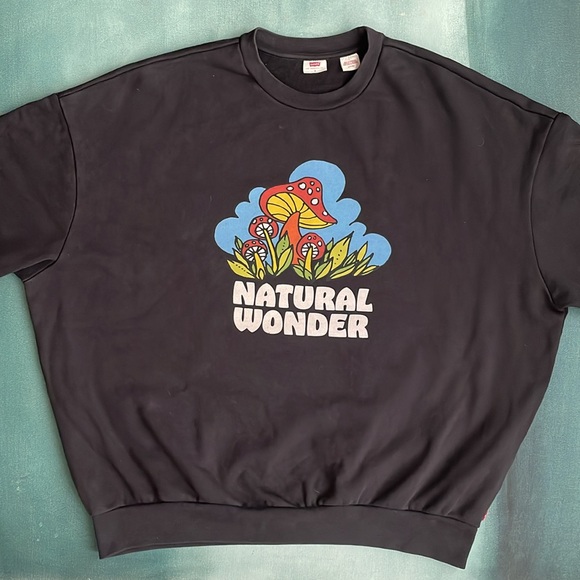 Levi’s Mushroom Sweatshirt Natural Wonder - Picture 4 of 12